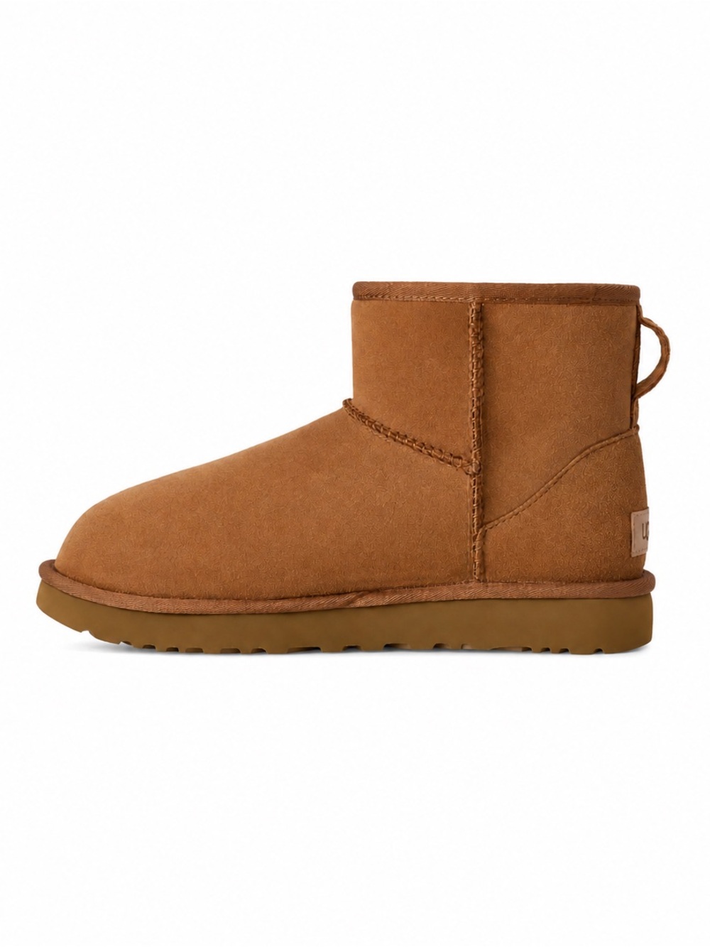 UGG Classic Mini II Boots • Size 8 Chestnut • Like New Sheepskin Suede